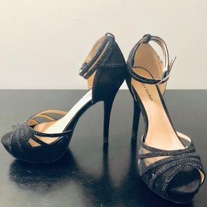 Jeweled Platform Heels